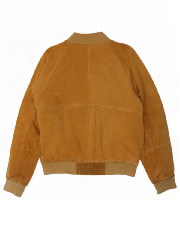 Bomber Vintage pentru bărbați din piele intoarsa IT 50 Large Beige
