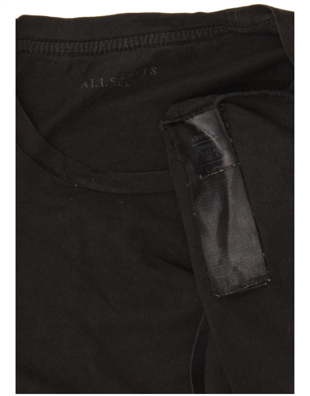 ALL SAINTS Tricou Bărbați Top Mic Negru Bumbac
