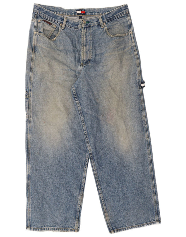 Blugi drepti pentru bărbați Tommy Hilfiger W36 L30 Bumbac albastru