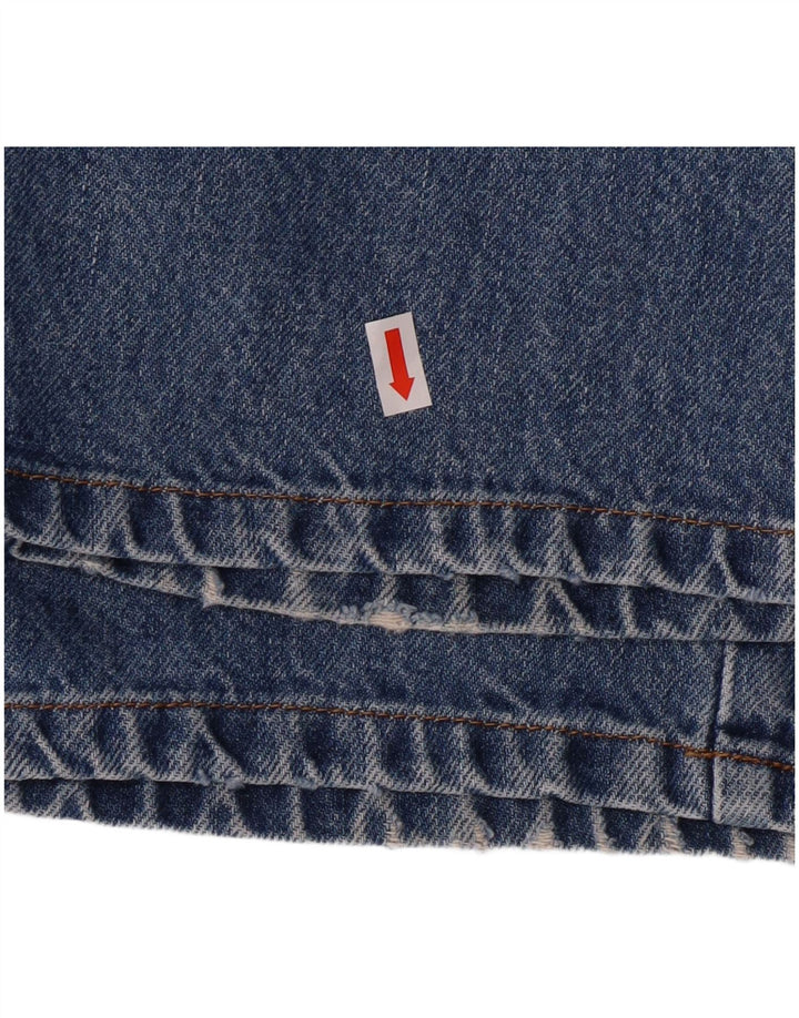 Blugi drepti pentru bărbați WRANGLER W38 L30 albastru