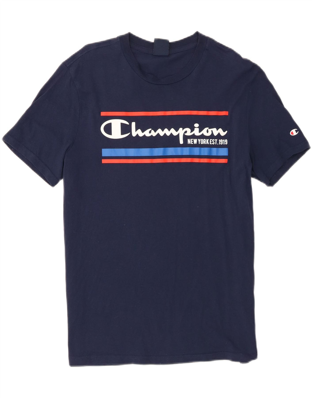 Tricou grafic pentru bărbați Champion Top Mediu Bleumarin
