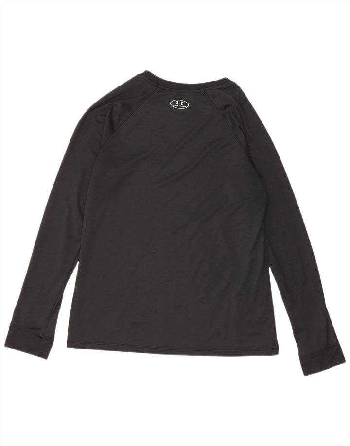 UNDER ARMOUR Heat Gear Top cu mânecă lungă pentru femei UK 14 Medium Black
