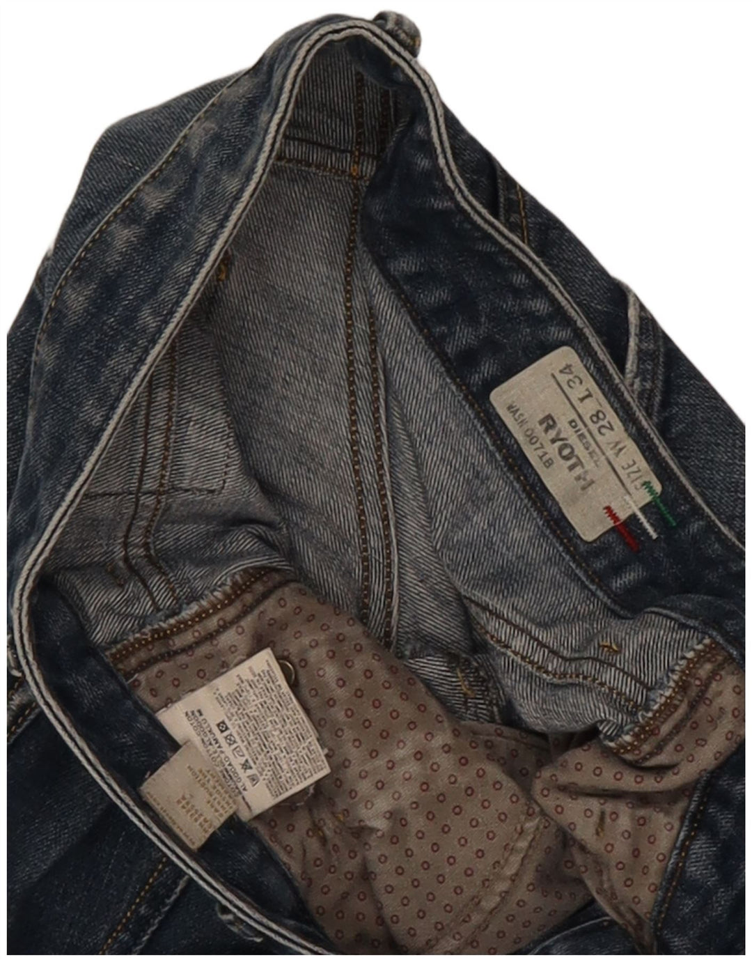 Blugi Diesel pentru femei Ryoth Bootcut W28 L30 Bumbac albastru