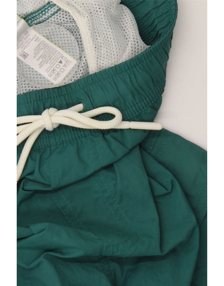 Marks & Spencer Pantaloni scurți de înot cargo pentru bărbați, poliamidă verde medie