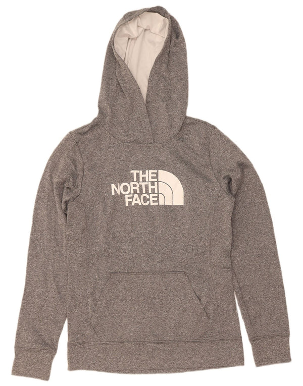 Pulover cu glugă The North Face pentru damă cu grafică UK 10 Small Gri Poliester