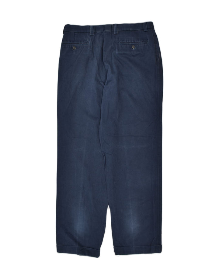 RALPH LAUREN Womens Slim Chino Trousers W34 L31 Blue Cotton | Vintage | Thrift | Second-Hand | Used Clothing | Messina Hembry 