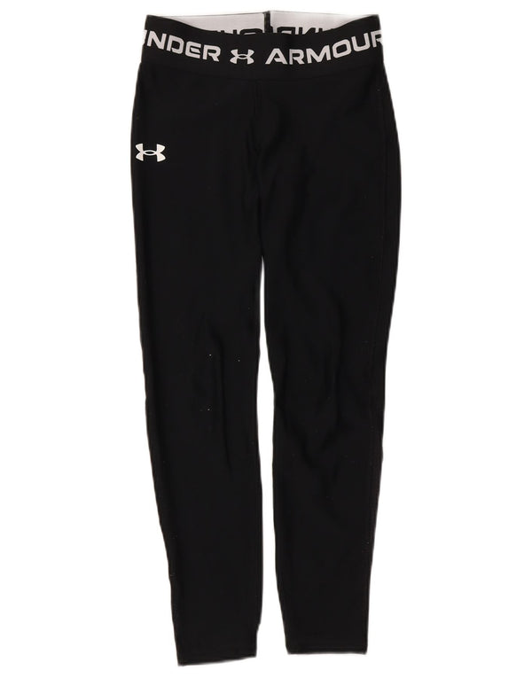 Leggings grafic pentru femei UNDER ARMOUR UK 10 Small Black