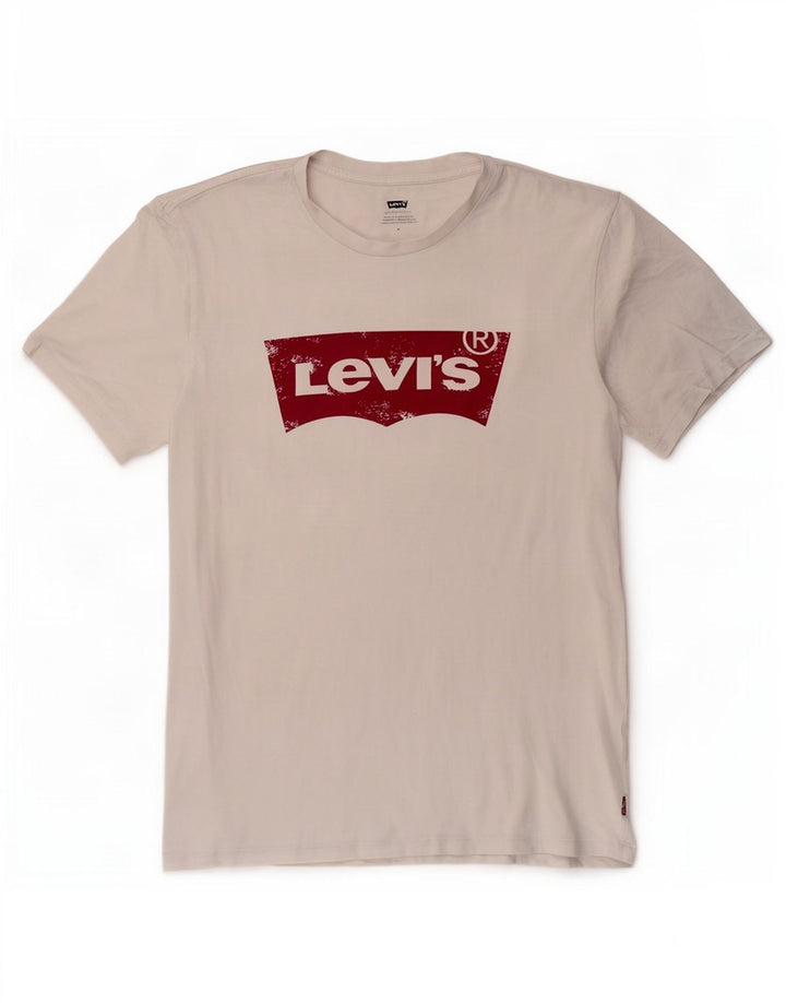 Tricou grafic Levi's pentru femei Top UK 14 Medium White Bumbac