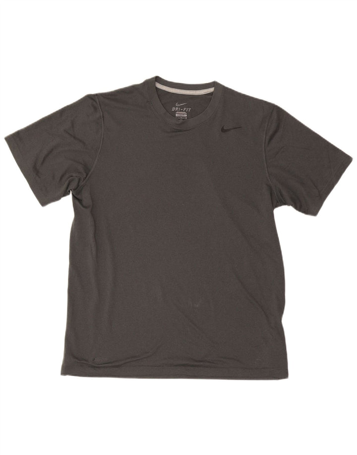 Tricou Nike Dri Fit pentru bărbați Top mare, gri, poliester