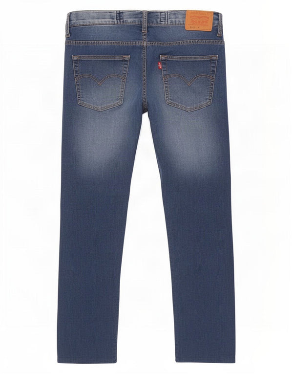 Jeans Levi's Boys 511 Slim 15-16 ani W28 L27 albastru bumbac