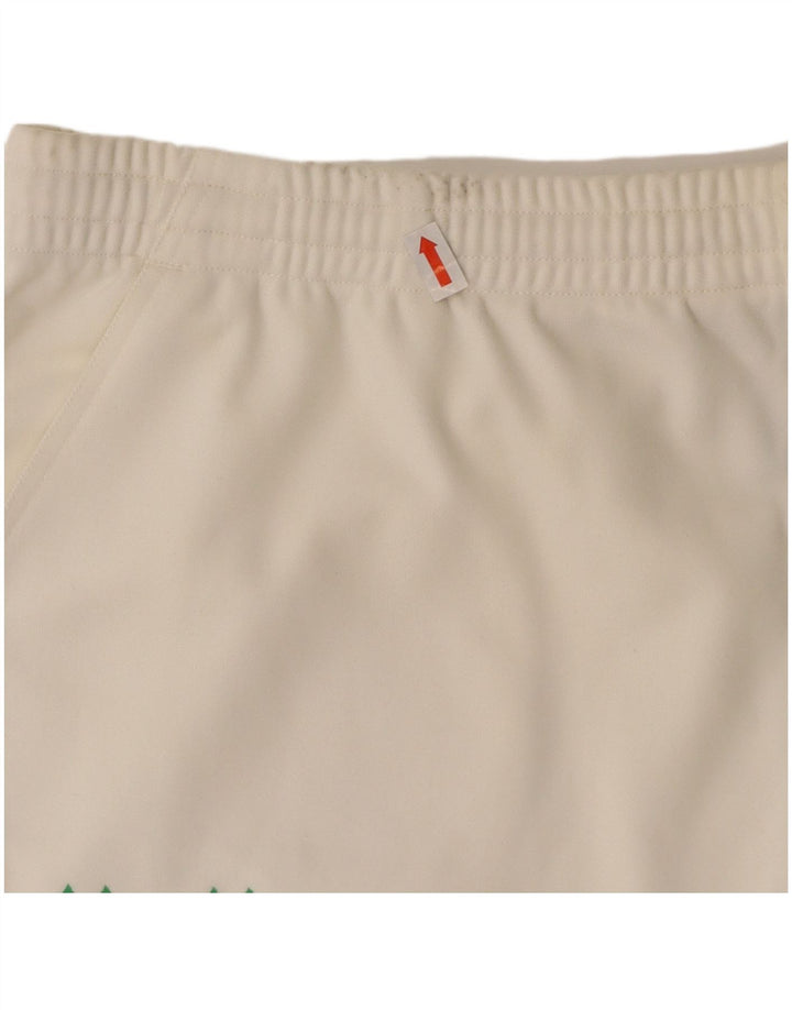 LOTTO Mens Graphic Sport Shorts XL White Polyester
