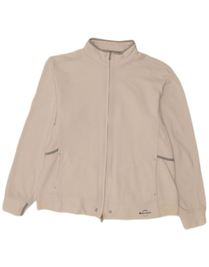Jachetă de top pentru trening pentru bărbați Champion Easy Fit, XL, bumbac alb