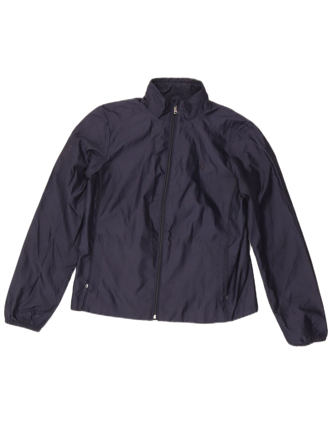 Jachetă de ploaie impermeabilă pentru femei Ralph Lauren UK 12 Medium Bleumarin Poliester