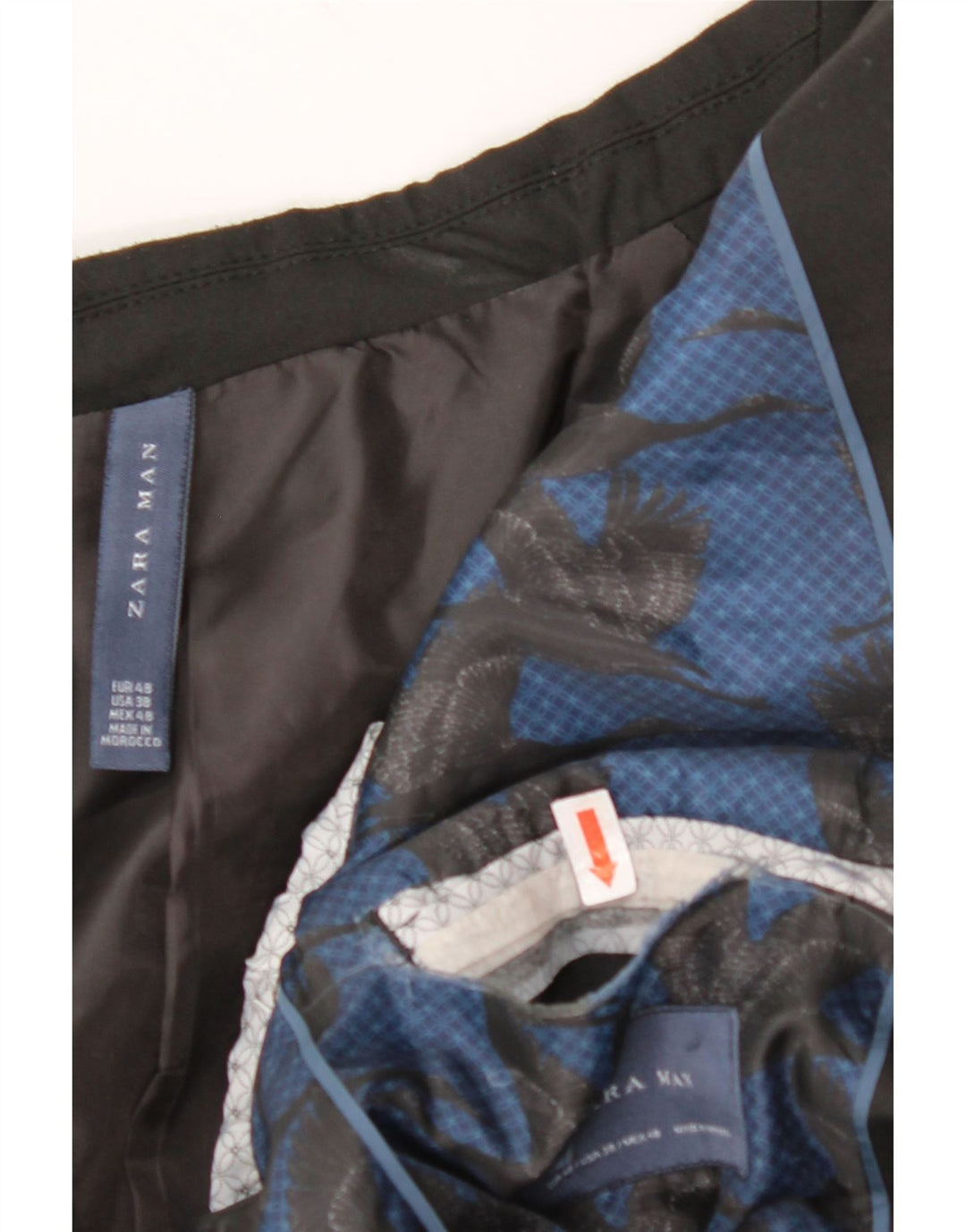 Jachetă pentru bărbați ZARA cu 2 nasturi EU 48 Medium Negru