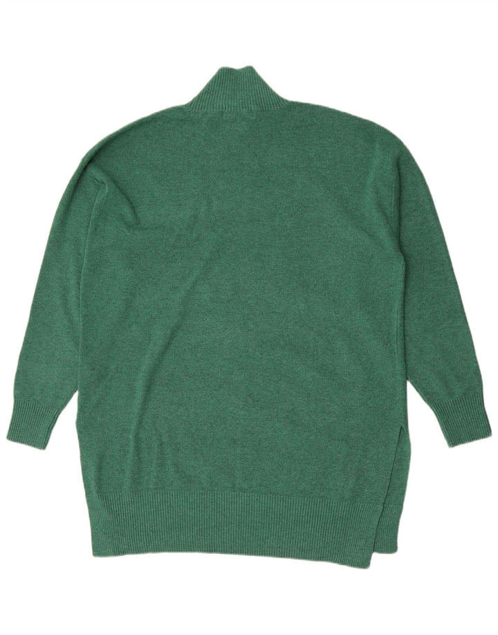 Pulover cu gât țestoasă pentru femei Marks & Spencer UK 14 verde mediu
