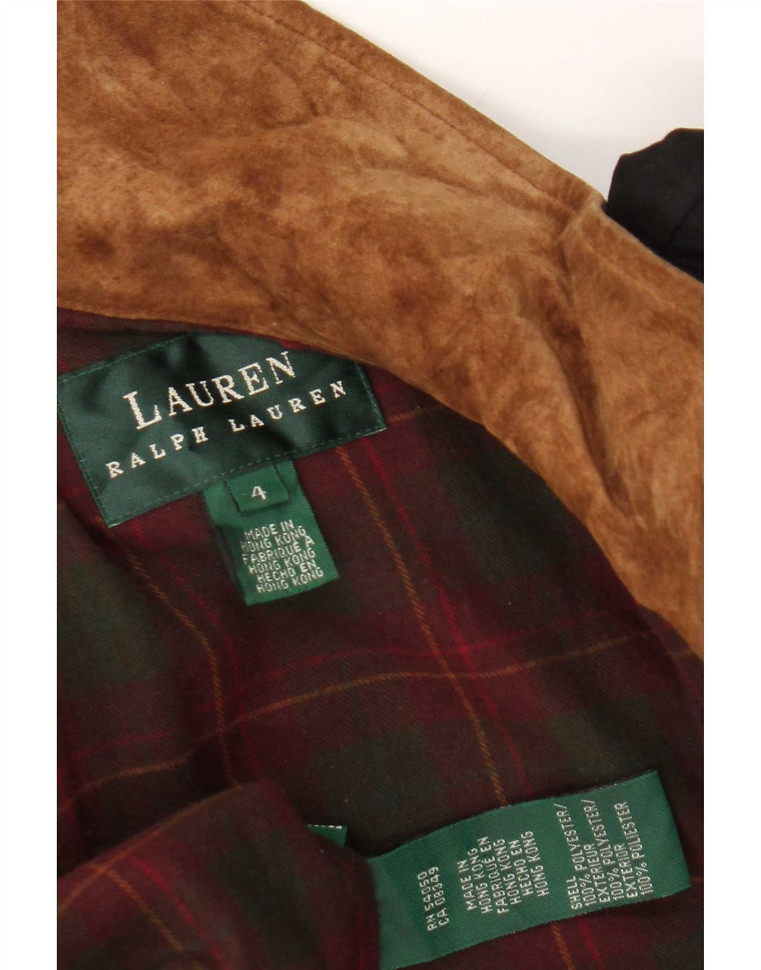 Pardesiu matlasat supradimensionat pentru femei Ralph Lauren US 4 Small Black Colorblock