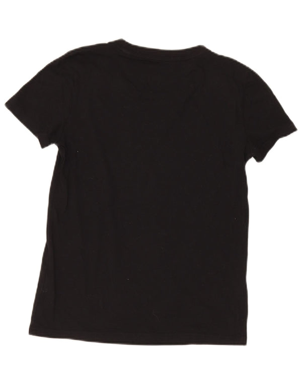 Tricou grafic Adidas pentru femei Top UK 8/10 Small Black Bumbac