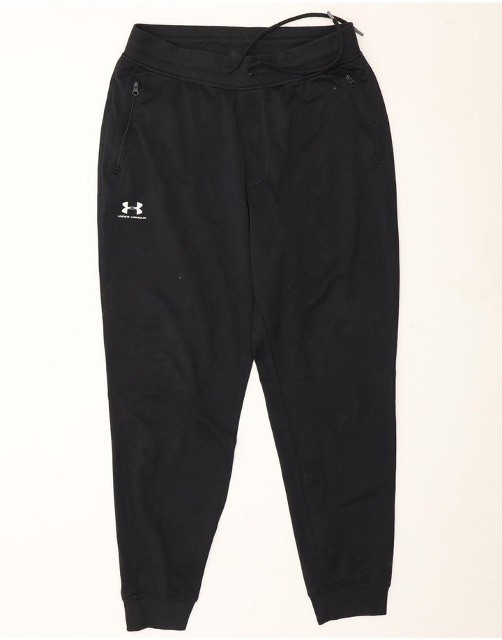 UNDER ARMOUR Mens Tracksuit Trousers Joggers Large Black Polyester Vintage Under Armour and Second-Hand Under Armour from Messina Hembry 