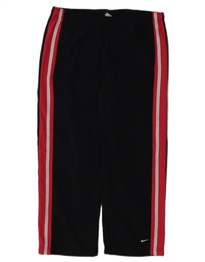 Pantaloni de trening NIKE pentru femei US 8/10 Medium Black Colorblock Poliester