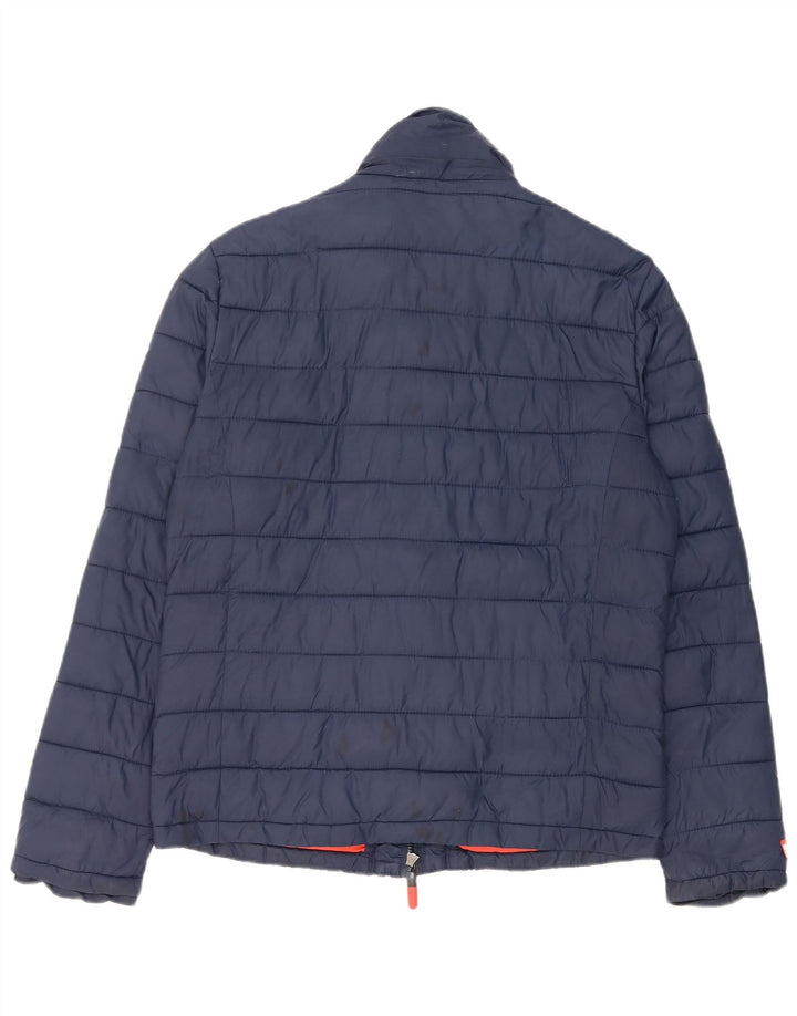 Jachetă căptușită pentru bărbați Superdry UK 40 mare nailon bleumarin
