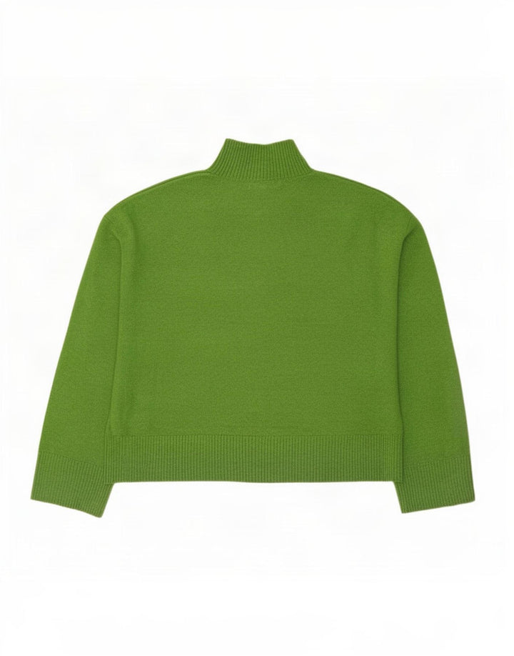 Pulover cu gât țestoasă pentru femei Marks & Spencer UK 14 verde mediu