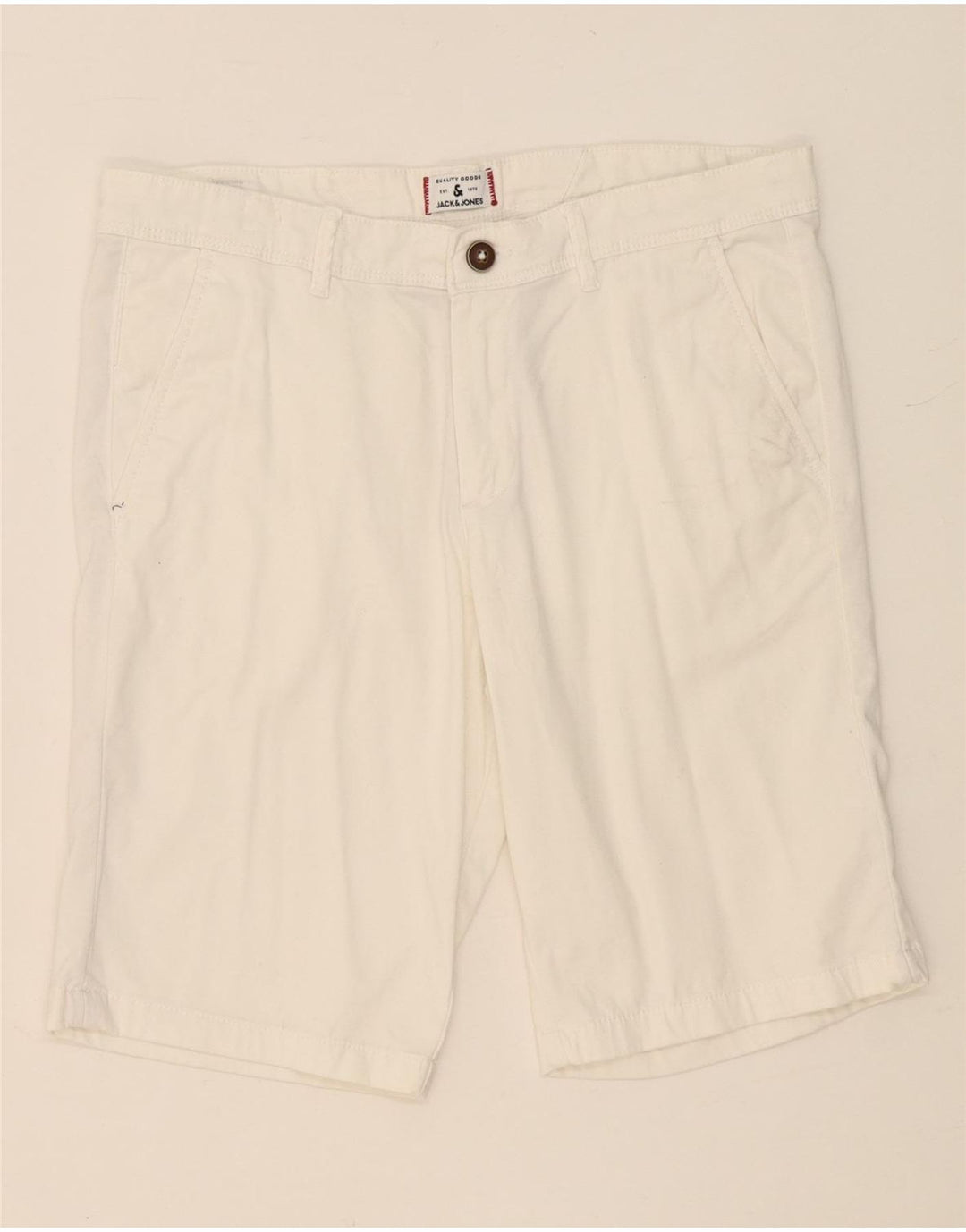 Pantaloni scurti chino pentru bărbați JACK & JONES Medium W32 White