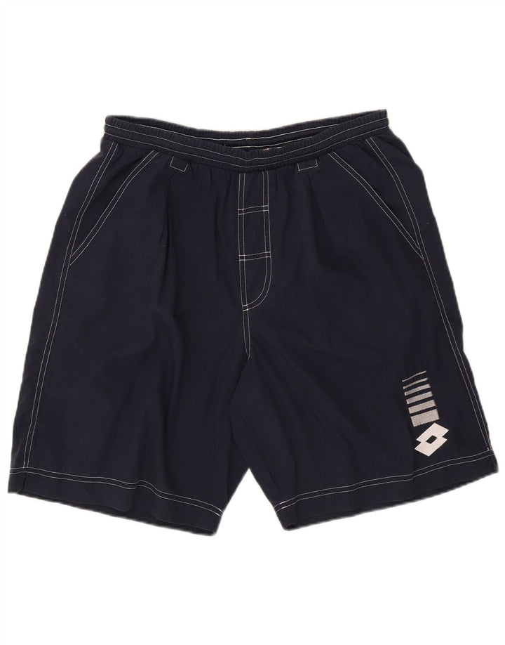Pantaloni scurți de înot Lotto pentru bărbați Marea Britanie 40/42 Poliester mari bleumarin