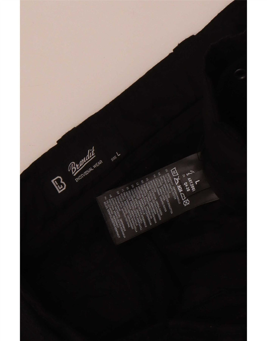 Pantaloni scurți Brandit Graphic Cargo pentru bărbați, mari W34, bumbac negru