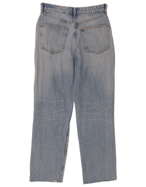 Blugi Zara femeie cu talie înaltă EU 36 XS W26 L25 albastru bumbac