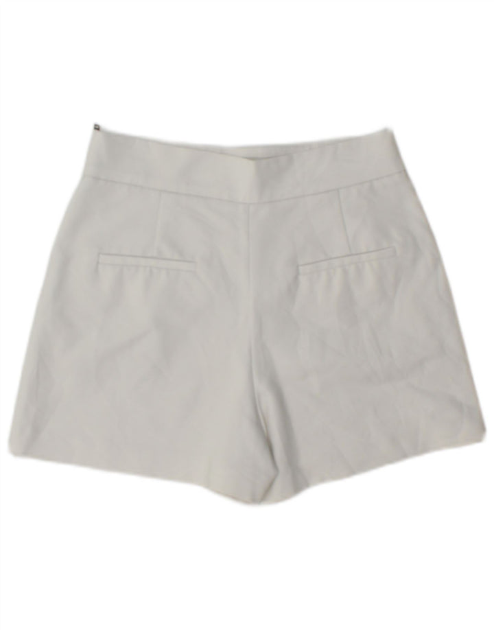 Pantaloni scurți chino pentru femei Zara XS W24 poliester alb