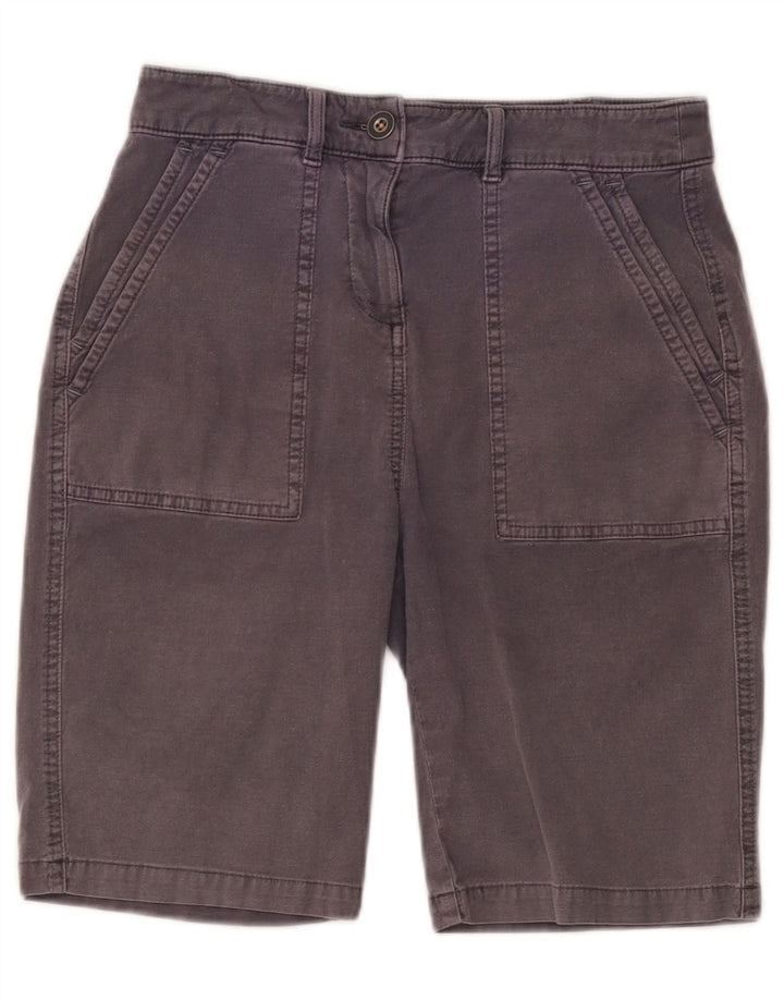 White Stuff Pantaloni scurti chino pentru femei UK 8 Small W28 Bumbac gri