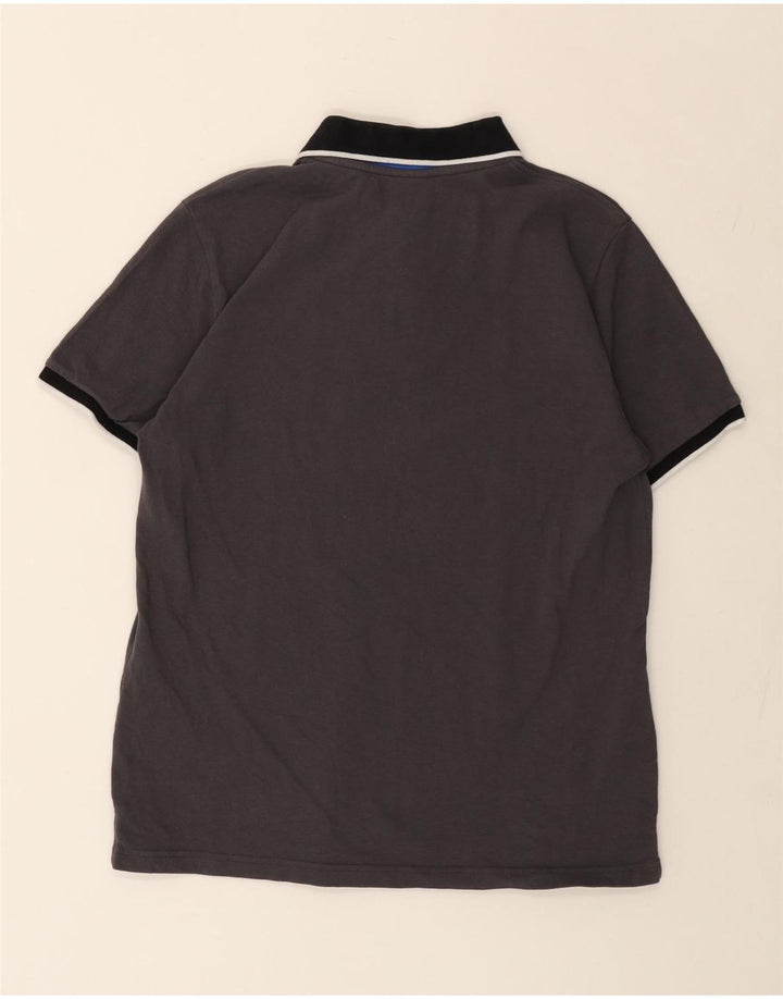 NORTH SAILS Tricou polo cu grafică pentru bărbați, bumbac gri mic