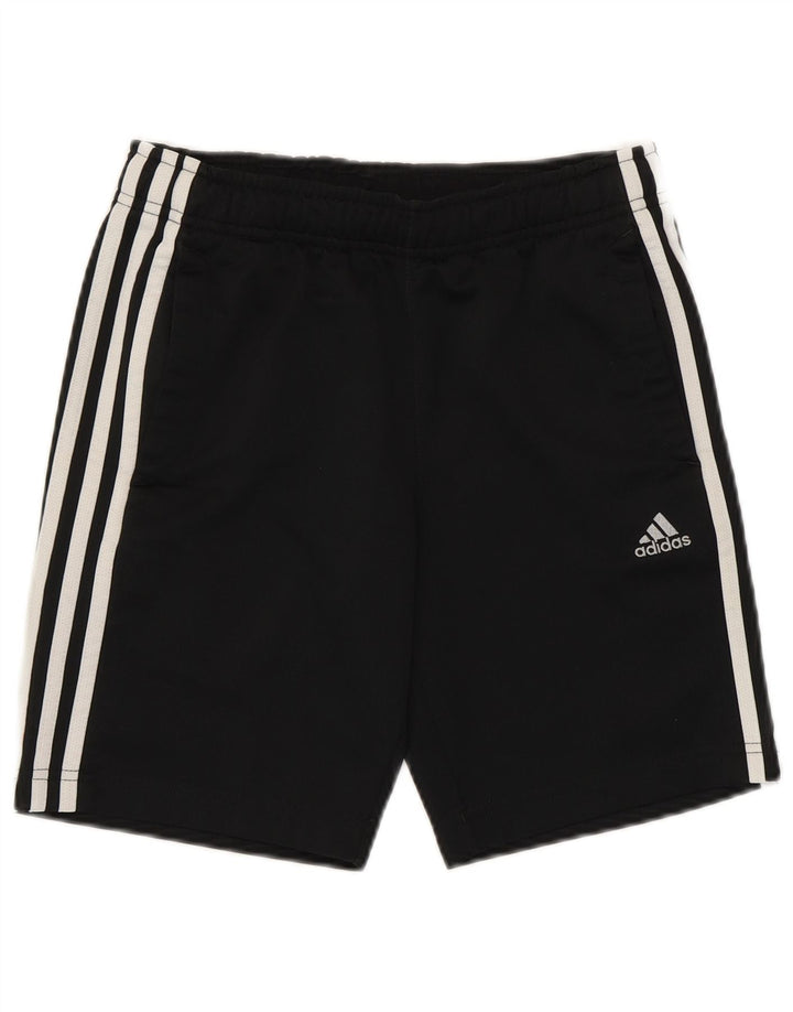 Pantaloni scurți sport pentru băieți Adidas 9-10 ani poliester negru