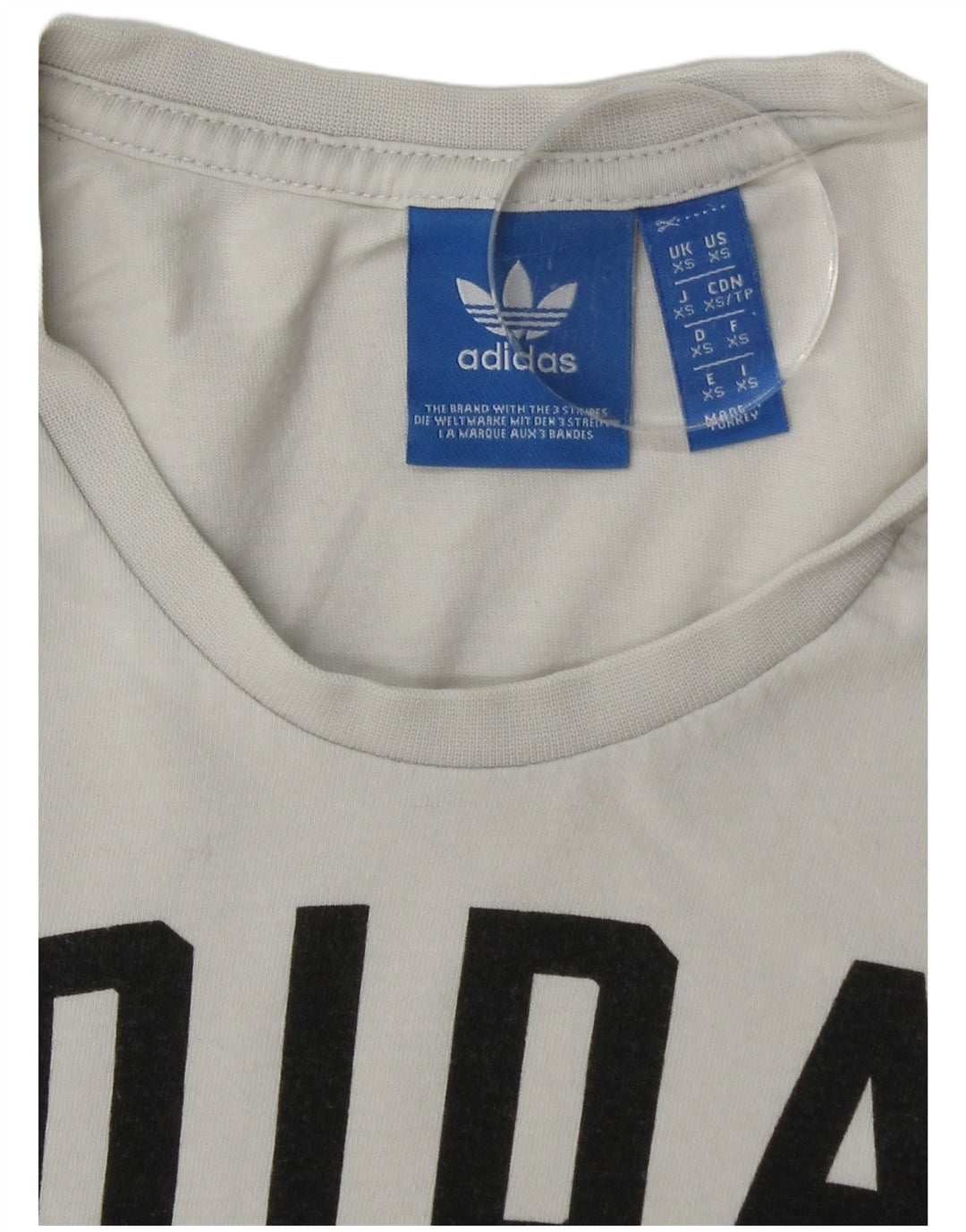 Tricou grafic pentru bărbați ADIDAS Top XS Alb