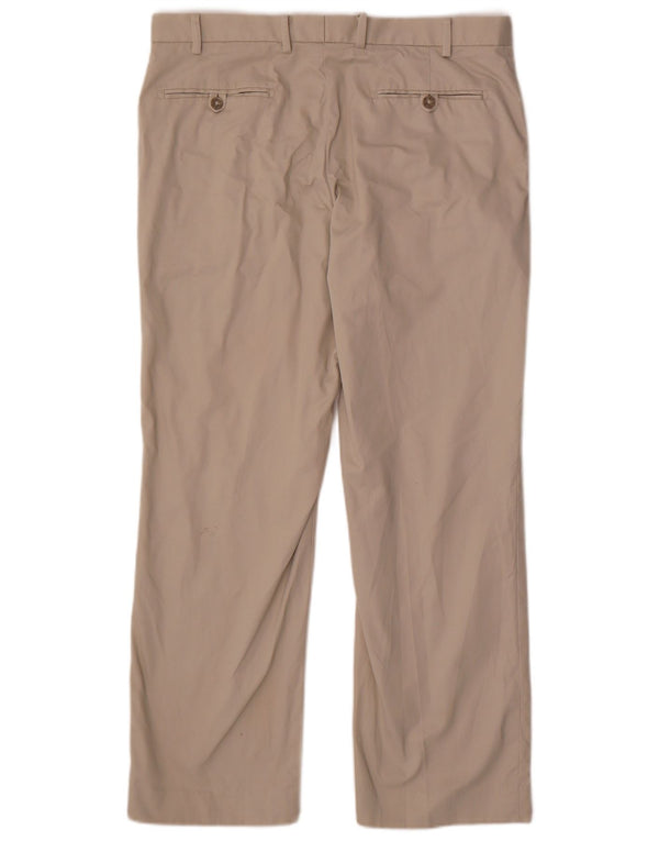 Marks & Spencer Pantaloni de costum pentru bărbați L36 L29, bej, bumbac