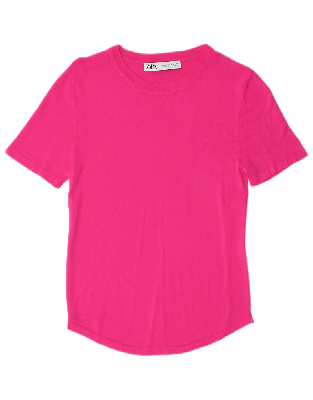 Tricou pentru femei Zara UK 8 Small Pink