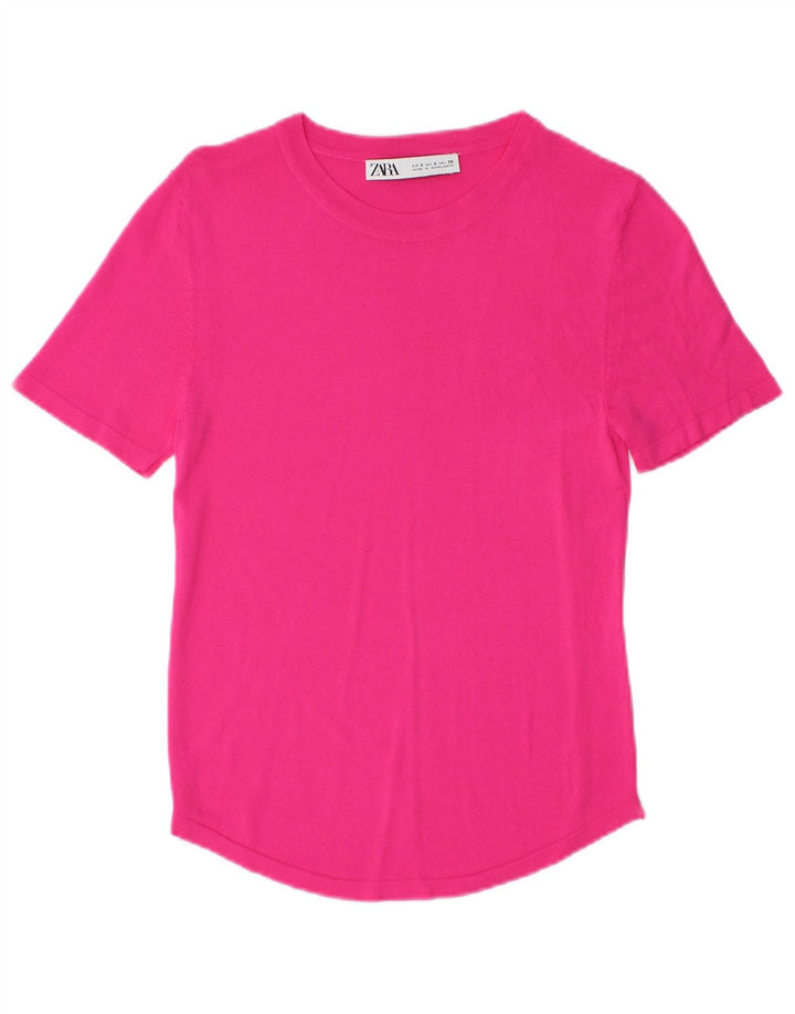 Tricou pentru femei Zara UK 8 Small Pink
