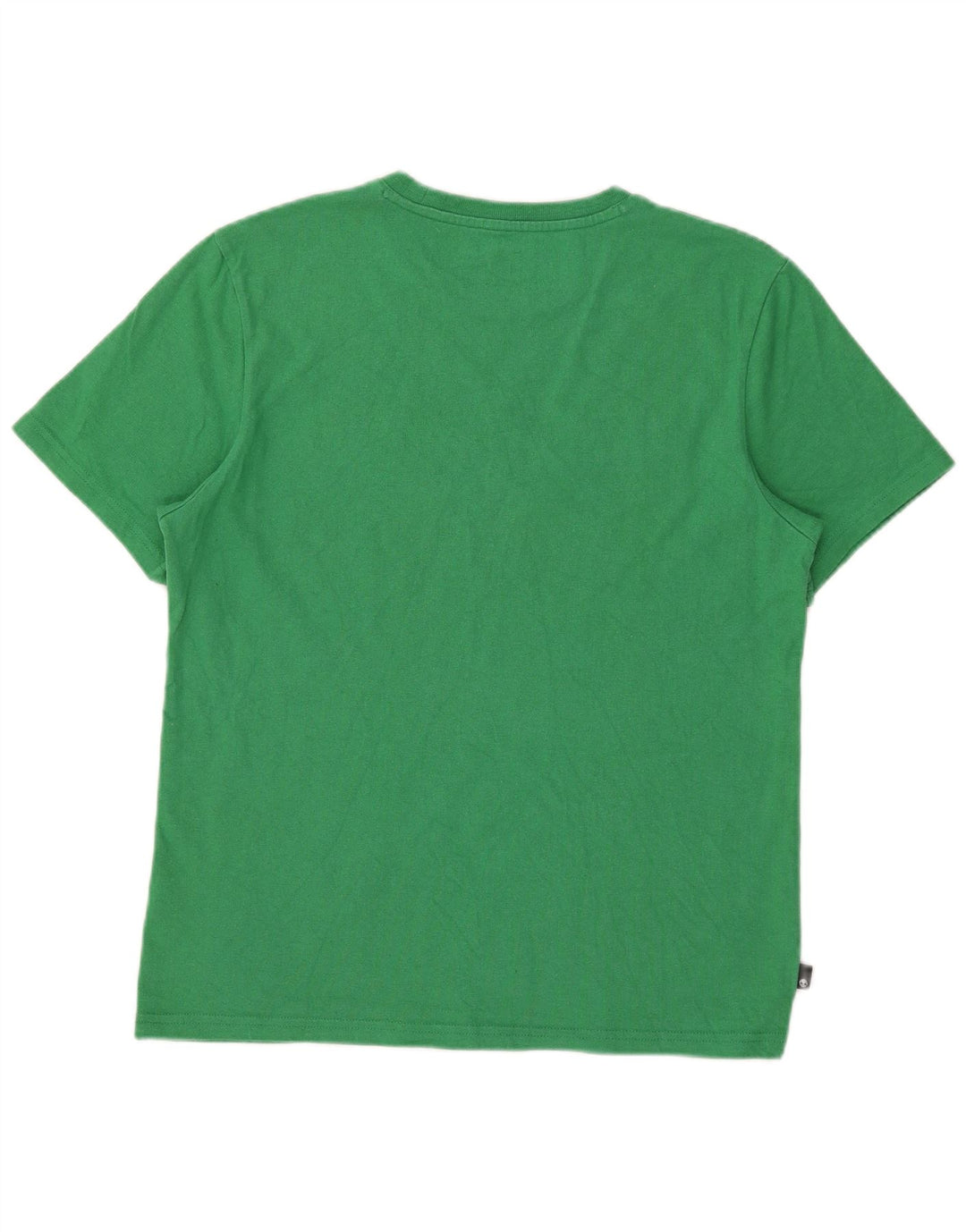 Tricou grafic Timberland pentru bărbați, cu croială normală, top din bumbac verde mediu