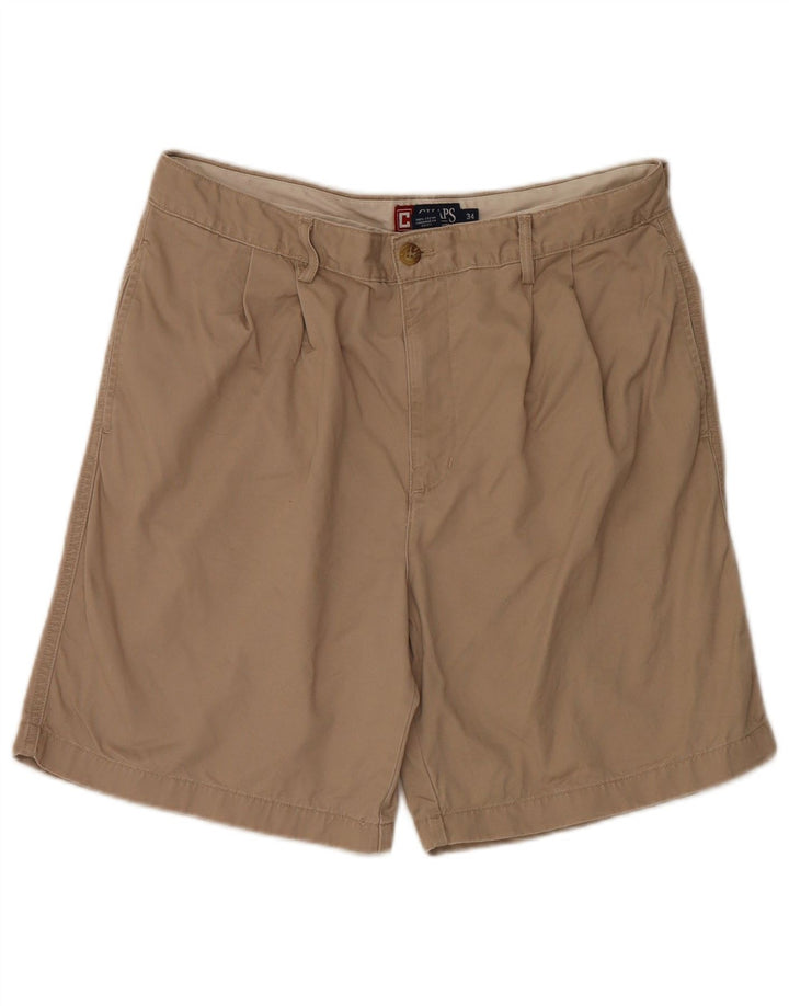 Pantaloni scurți chino pentru bărbați Chaps W34, mare, bej, bumbac