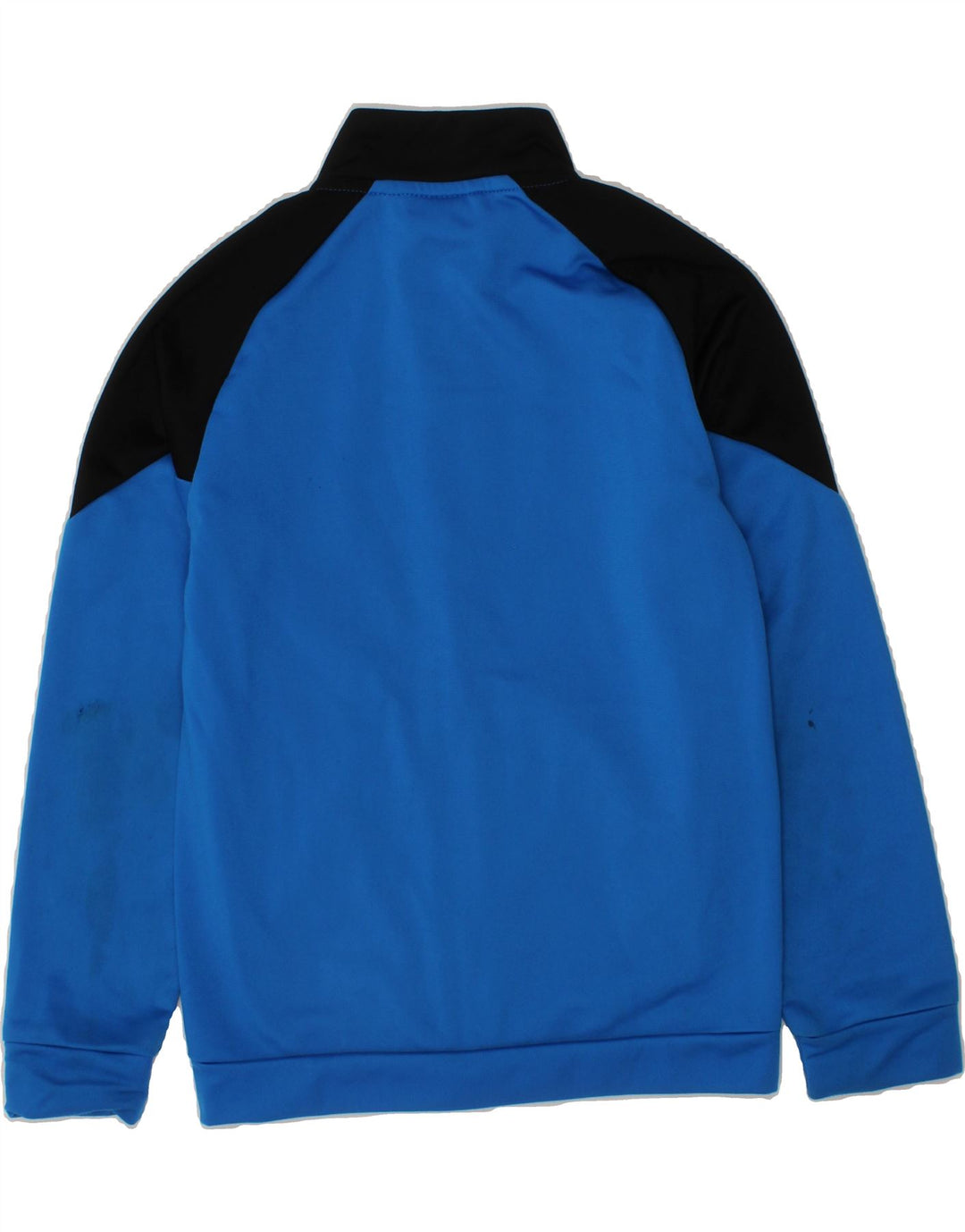 PUMA Boys Graphic Tracksuit Top Jacket 7-8 Years Blue Colourblock Vintage Puma and Second-Hand Puma from Messina Hembry 