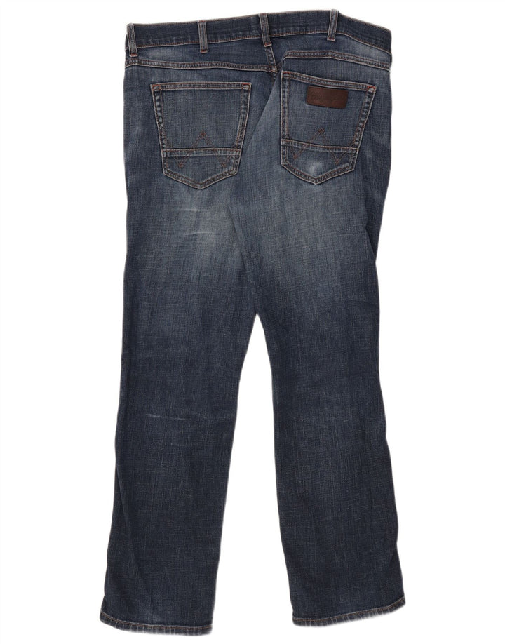 Blugi slim pentru bărbați Wrangler W35 L29 bleumarin