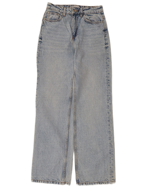 Blugi largi dama Zara EU 36 XS W26 L31 Albastru