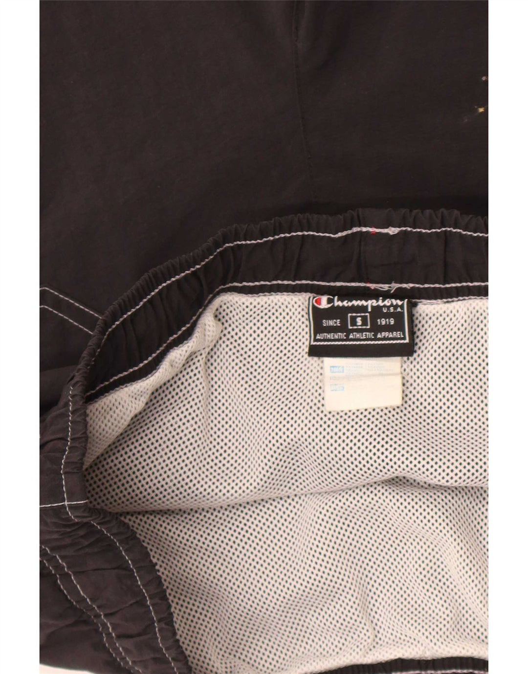 Pantaloni scurți de înot Champion pentru bărbați, nailon mic negru