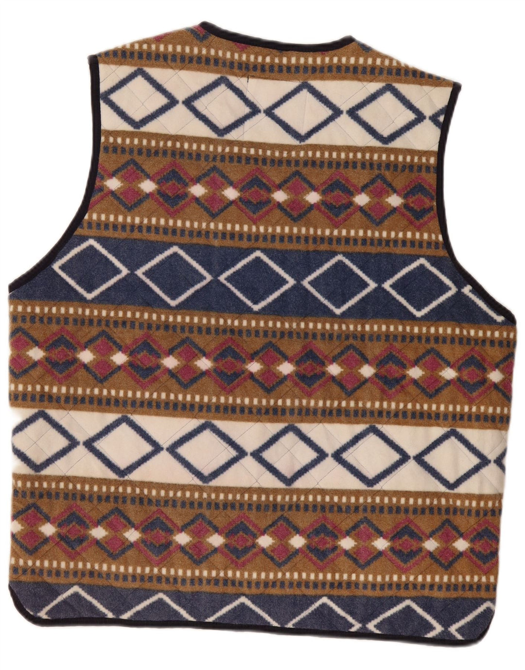 Gilet pentru bărbați Master Fleece UK 42 XL Poliester geometric multicolor