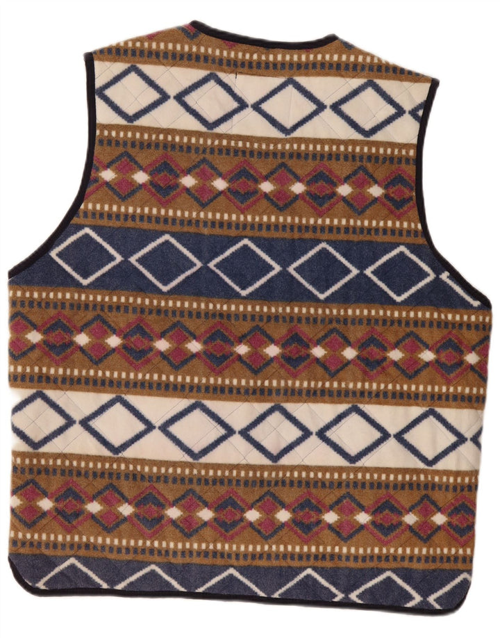 Gilet pentru bărbați Master Fleece UK 42 XL Poliester geometric multicolor