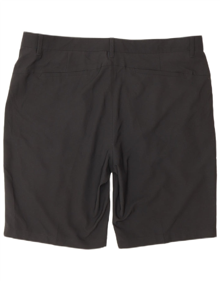 ADIDAS Mens Chino Shorts W38 XL Black Polyester