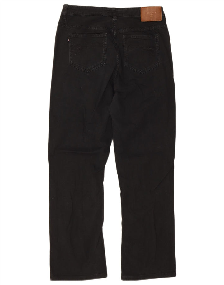 Blugi drepti pentru femei Gant W30 L27 bumbac negru