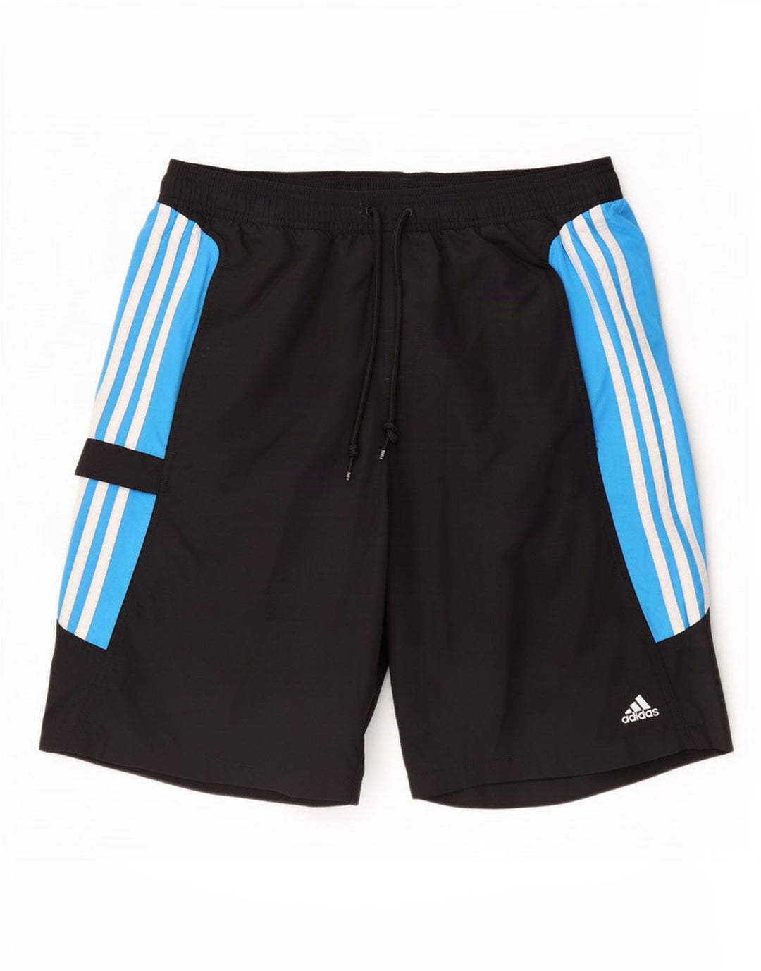 Pantaloni scurți de înot Adidas pentru bărbați, mari, negru, poliester color bloc