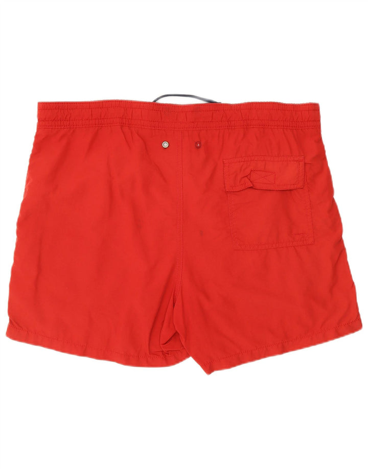 Pantaloni scurți de înot Polo Ralph Lauren pentru bărbați, poliester roșu mediu