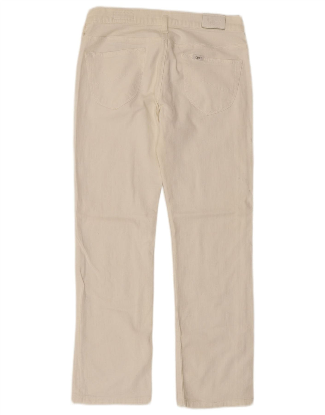 Blugi LEE pentru fete Lilly drepte 14-15 ani W28 L26 bumbac alb